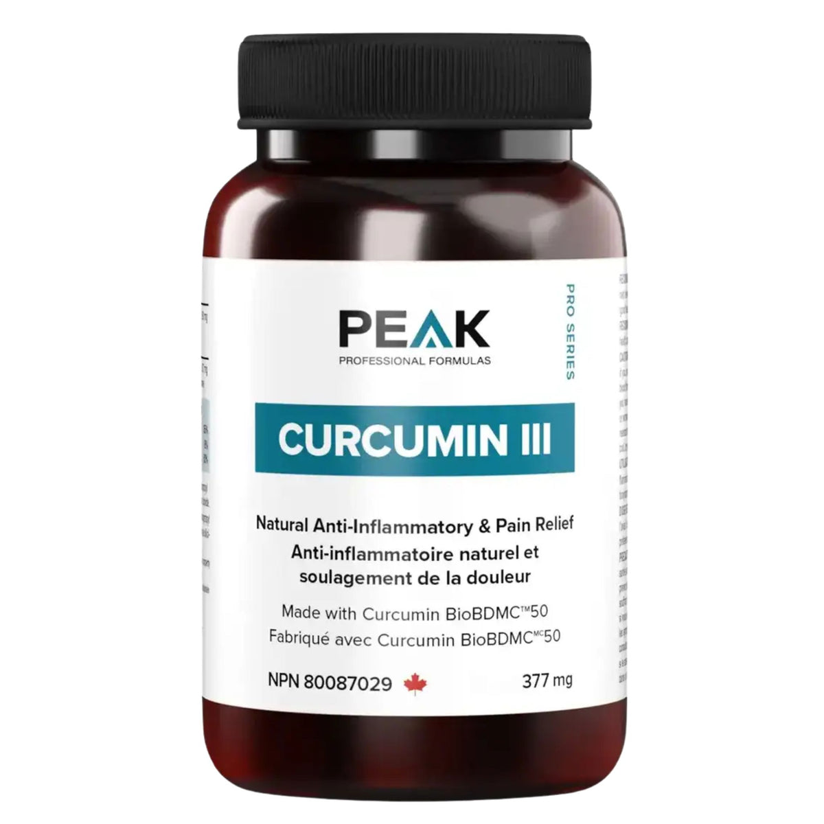 Peak Professional Formulas Curcumin III 300 Capsules - Nature's Source Inc