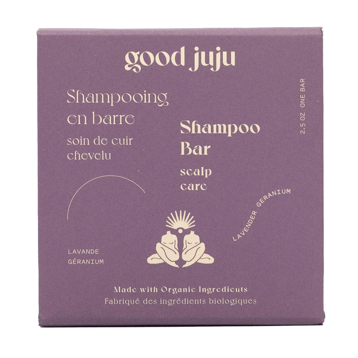 Good Juju Shampoo Bar Scalp Care Lavender 68ml - Detox From Product Buildup, Relieve Dandruff, Itchy Scalp, Irritation & Dryness, Keep Brassiness Away From Blond Hair