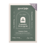 Good Juju Laundry Detergent Summer Rain 36 Sheets - Innovative Laundry Strip Formula is Super - concentrated, Containing No Water and Requiring No Plastic Bottle - Nature's Source Inc