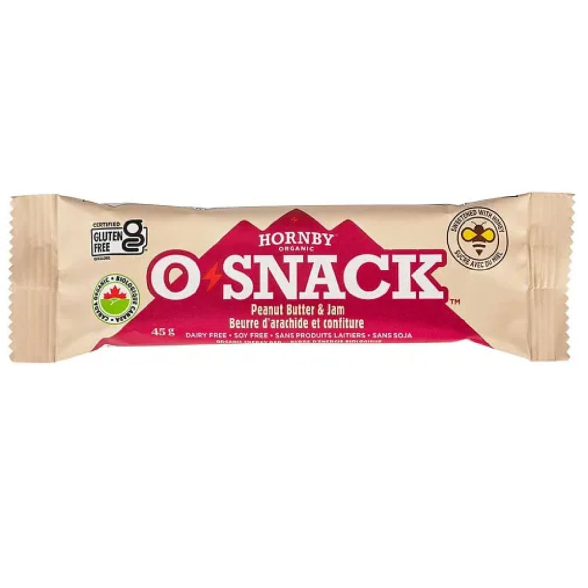 Hornby Organic Osnack Peanut Butter & Jam 45g