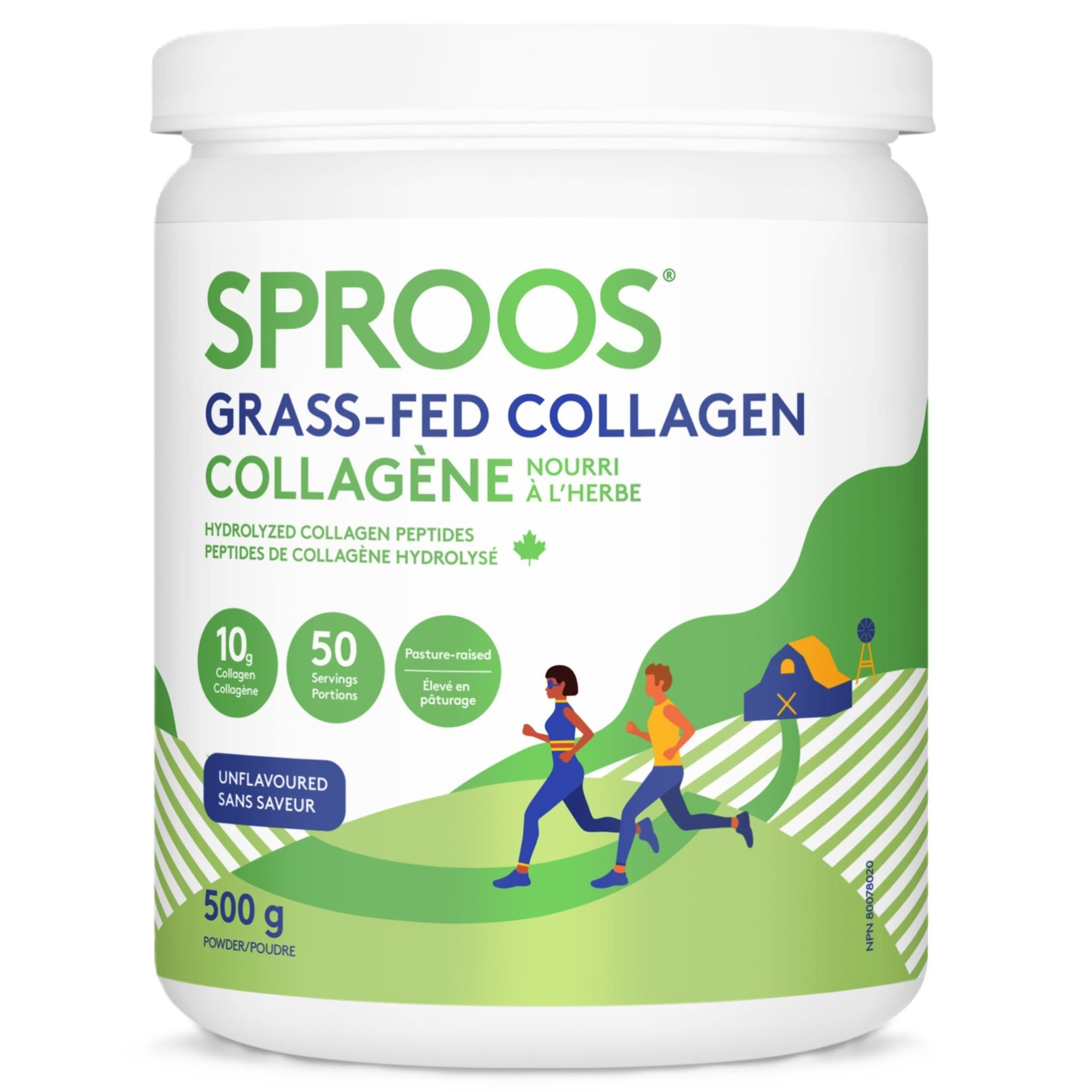 Sproos Grass - Fed Collagen 500g - Nature's Source Inc