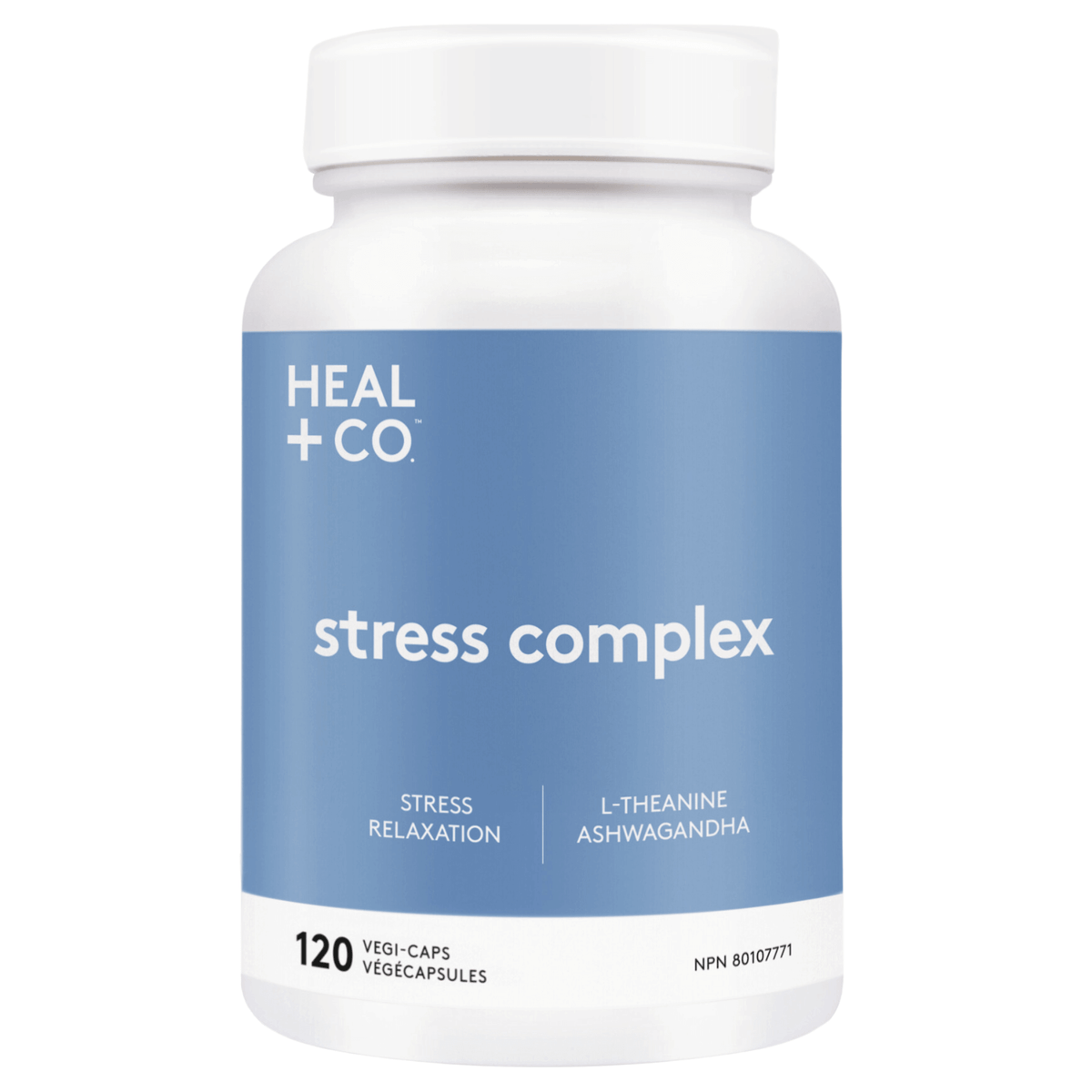 Heal + Co. Stress Complex 120 Vegetarian Capsules