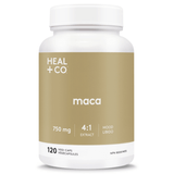 Heal + Co. Maca 750mg 120 Vegetarian Capsules