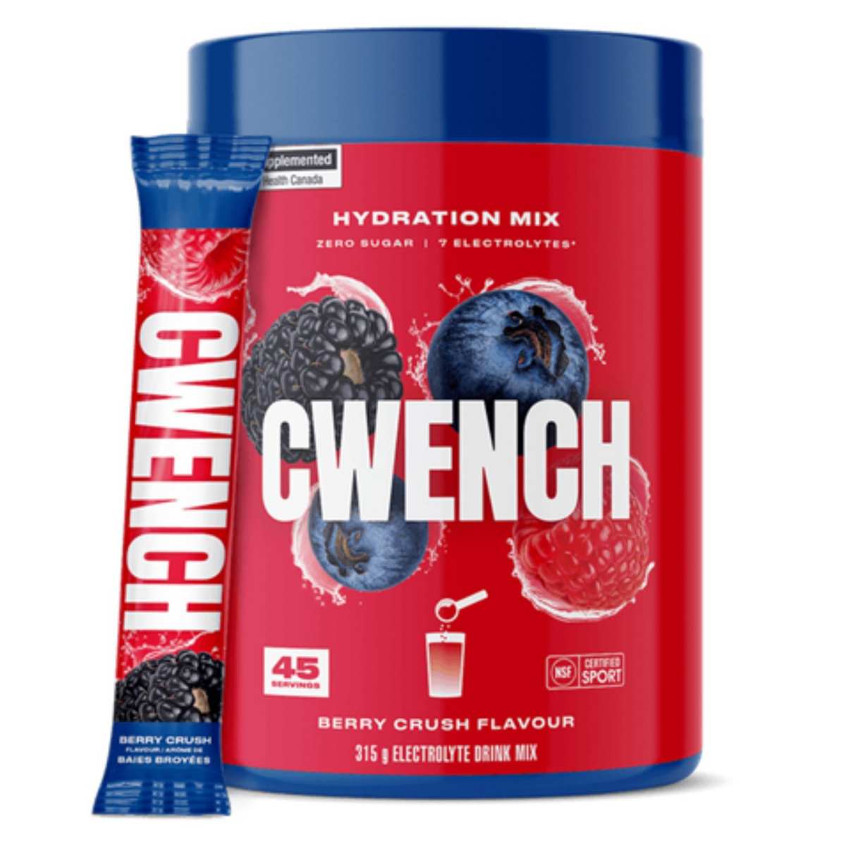 Cwench Hydration Mix Berry Crush 315g