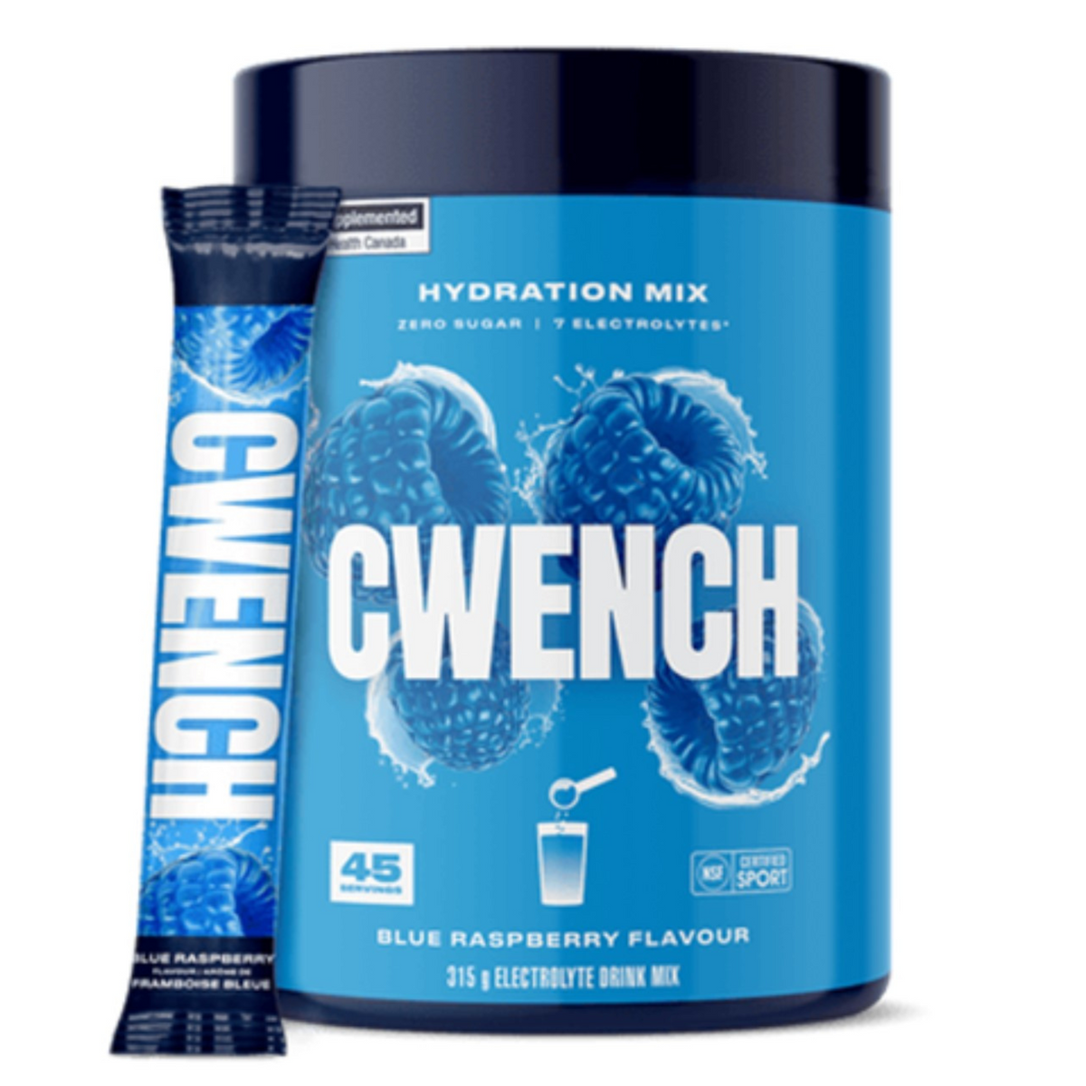 Cwench Hydration Mix Blue Raspberry 315g