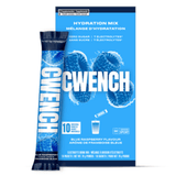 Cwench Hydration Mix Blue Raspberry 10ct - Helps Staying Hydrated All Day Long, A Refreshing Berry Flavor With Every Sip, A Go - To Solution With a Subtle Hint of Coolness - Nature's Source Inc