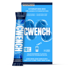 Cwench Hydration Mix Blue Raspberry 10ct - Helps Staying Hydrated All Day Long, A Refreshing Berry Flavor With Every Sip, A Go-To Solution With a Subtle Hint of Coolness