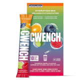 Cwench Hydration Mix Rainbow Swirl 10ct - A Go - to Solution for Staying Hydrated All Day Long, Delivers a Burst of Refreshing Berry Flavor With Every Sip, Provides Premium Hydration With Delicious Taste - Nature's Source Inc