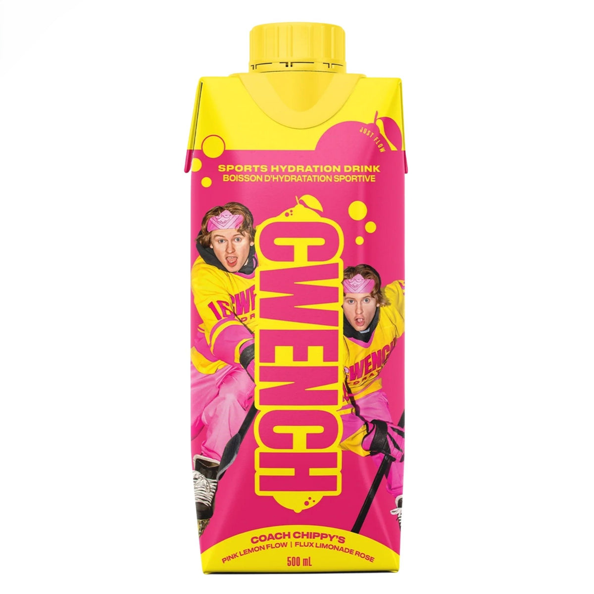 Cwench Sports Hydration Pink Lemon Flow 500ml - Nature's Source Inc
