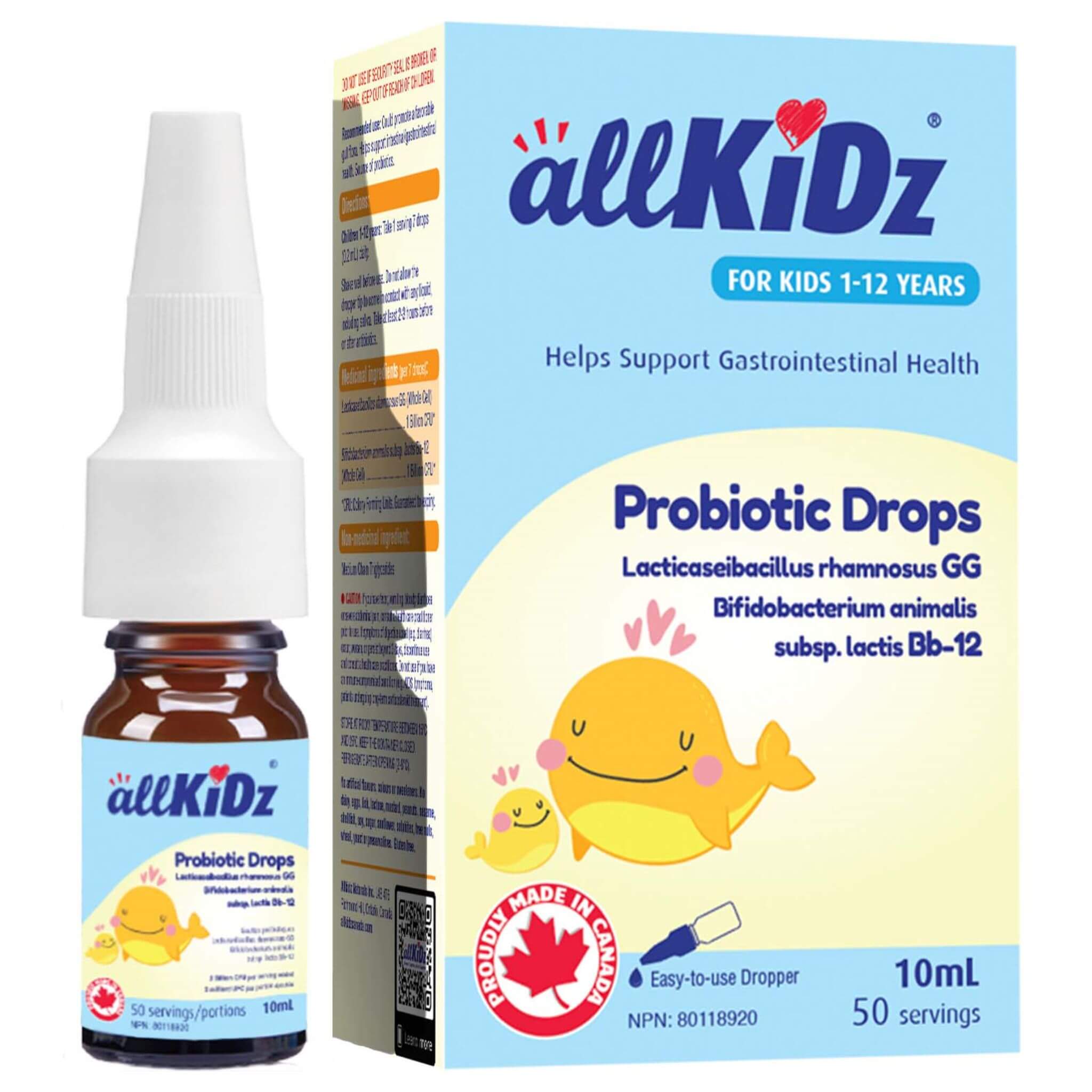 Allkidz Naturals Probiotic Drops 10ml