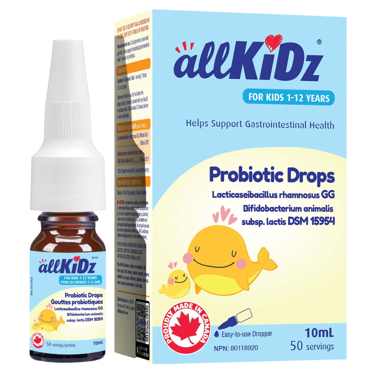 Allkidz Naturals Probiotic Drops 10ml - Nature's Source Inc