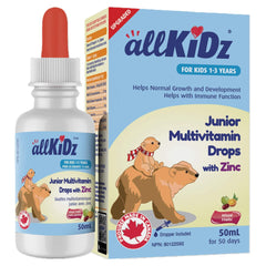 Allkidz Naturals Jr Multivitamin Drops with Zinc 50ml