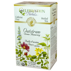 Celebration Herbals Organic Oatstraw Green Tea 24 bags
