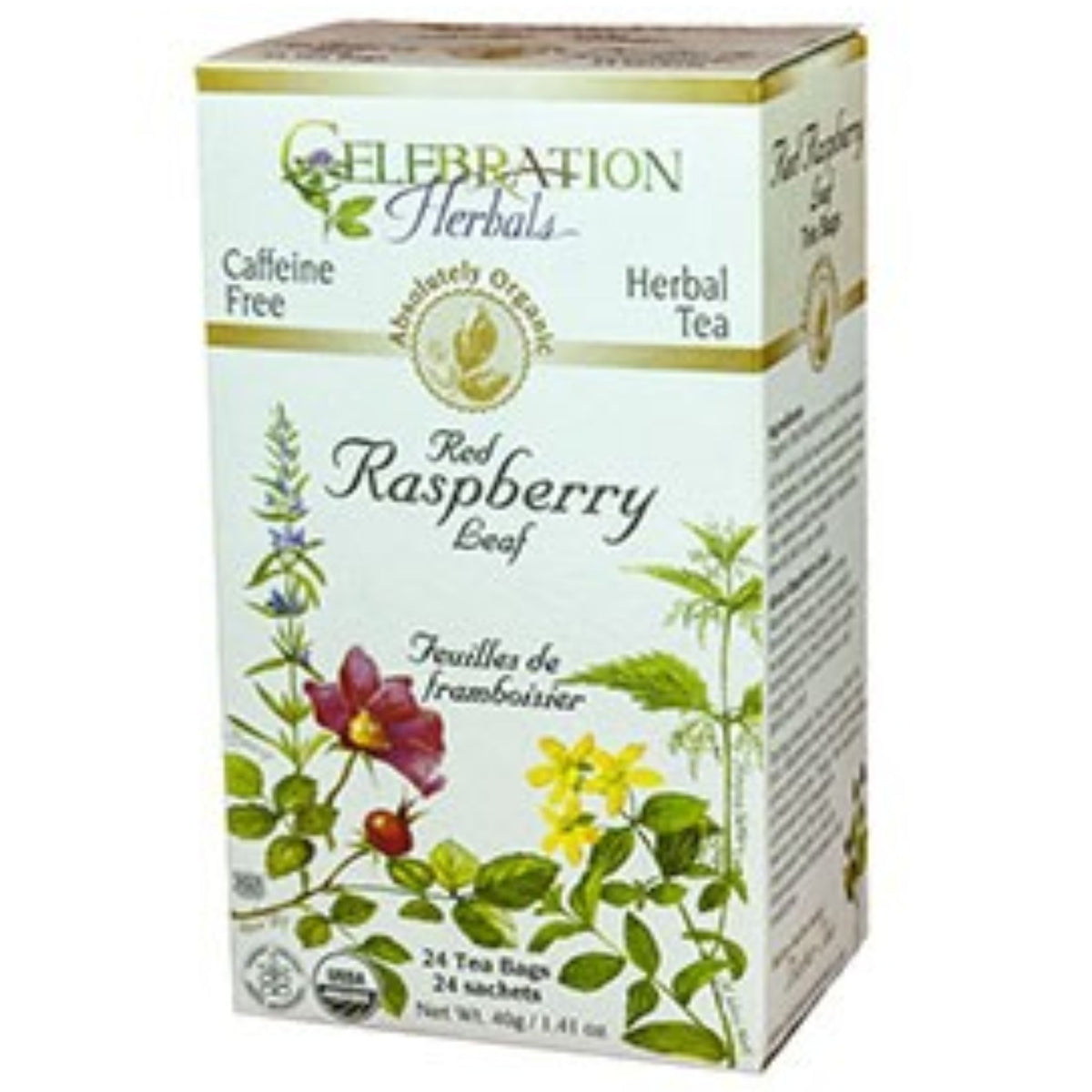 Celebration Herbals Organic Red Raspberry Leaf Tea 24 bags - Nature's Source Inc