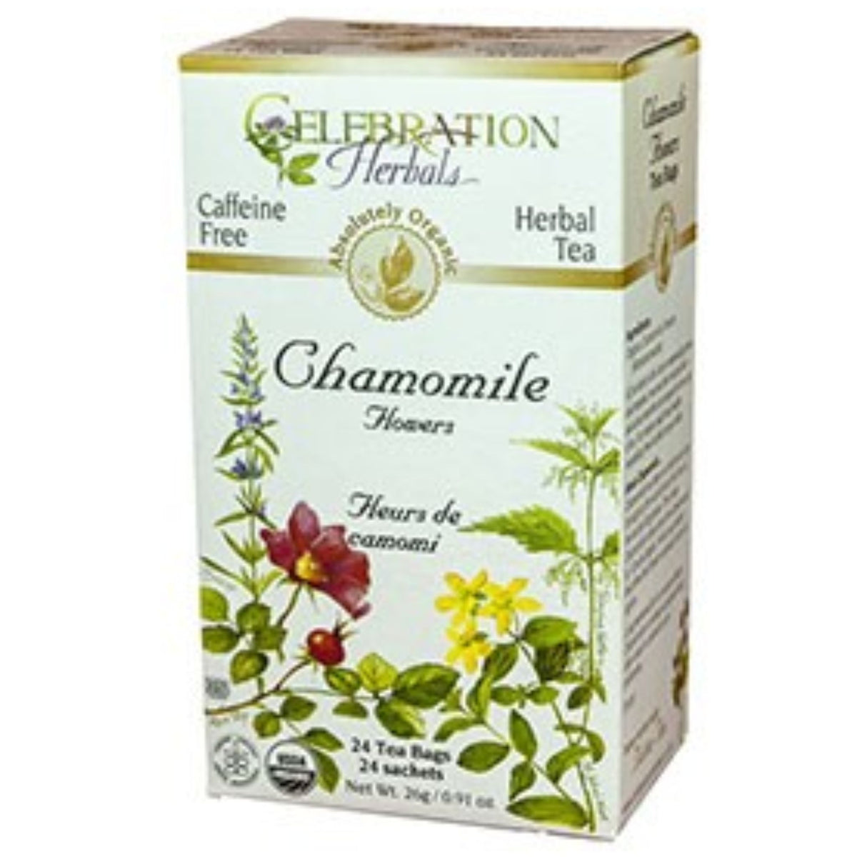 Celebration Herbals Organic Chamomile Flowers Loose Tea 32g - Nature's Source Inc