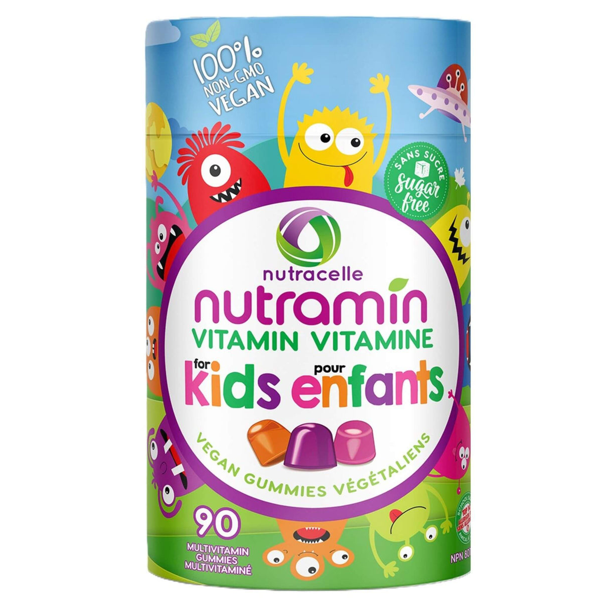 Nutramin Adult Multi Vitamins 90 Gummies - Boost Immune Function, Supports Health, Wellness And Healthy Lifestyle, Boost Immune Function, Allergy - Safe Delicious In Taste - Nature's Source Inc
