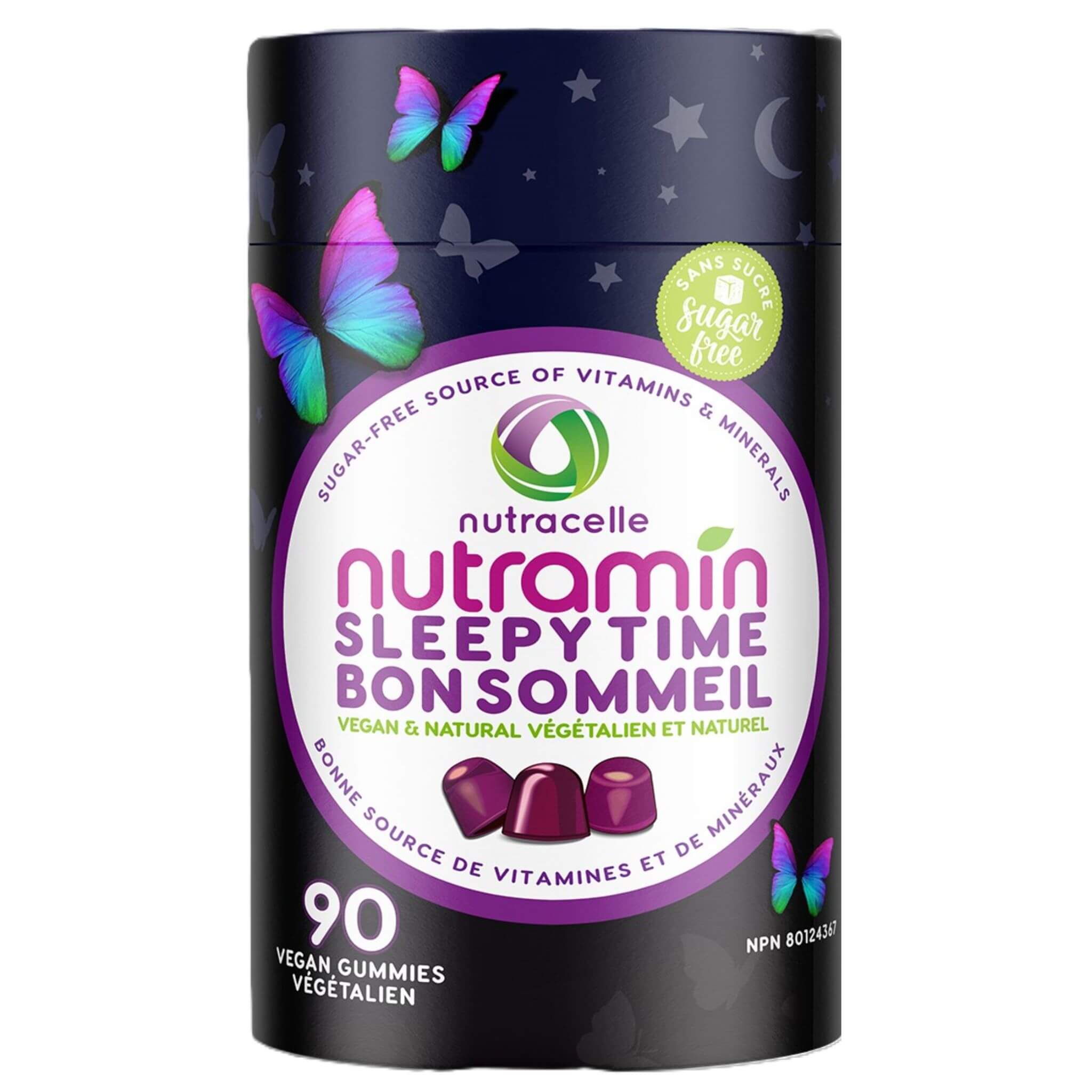 Nutramin Sleepy Time Vitamin Vegan 90 Gummies - Nutramin Sleep Gummies Are Made With Real Fruit, Contain Natural Ingredients, Loaded With Natural Melatonin, Non - Habit Forming - Nature's Source Inc
