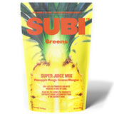 Subi Greens Super Juice Mix Pineapple Mango 280g - Contains Superfoods For All - Natural Energy, Improves Mood, Energy, Digestion, Complexion And Overall Wellness, Free From Synthetic Vitamins - Nature's Source Inc