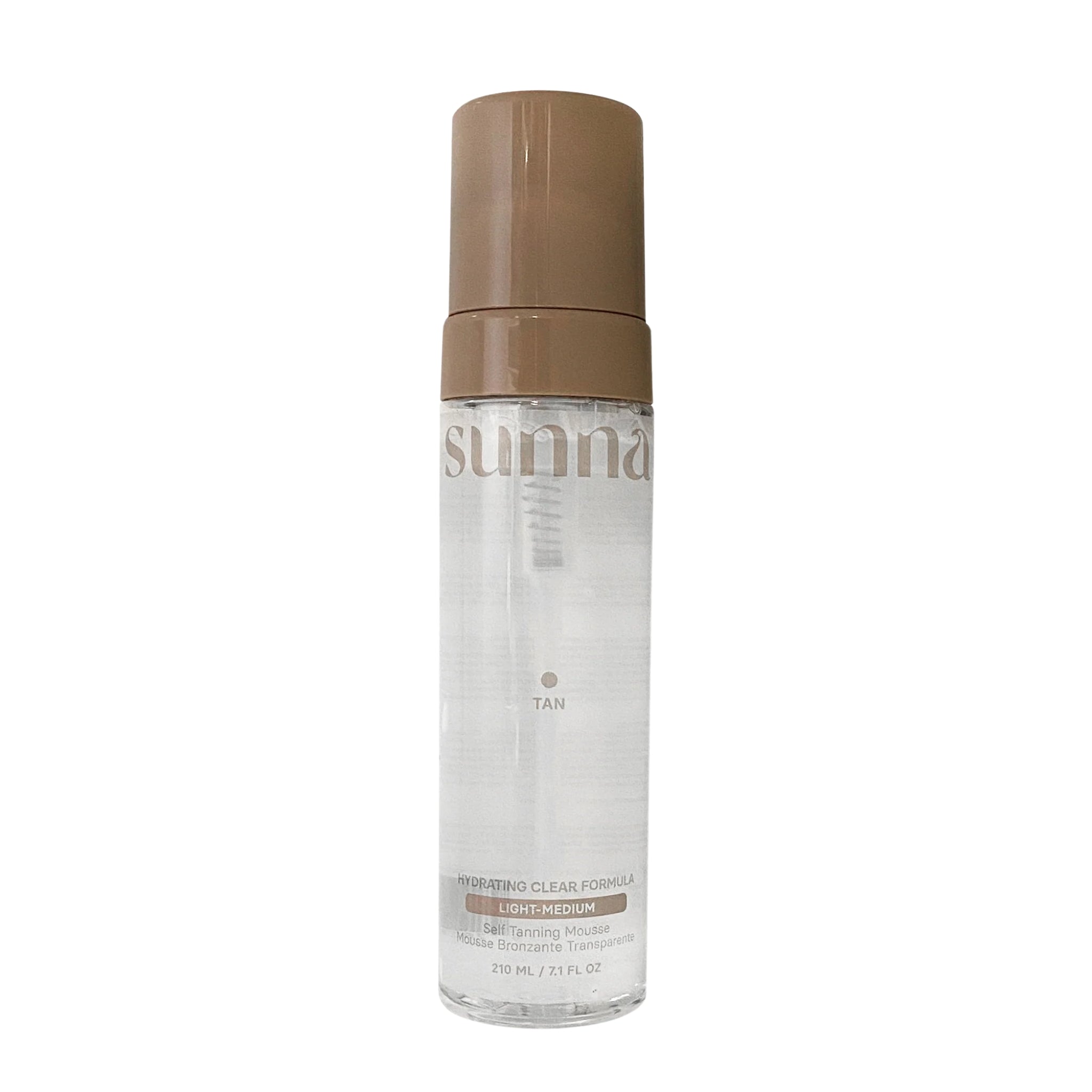 Sunna Clear Express Mousse Light Medium 210ml - Nature's Source Inc