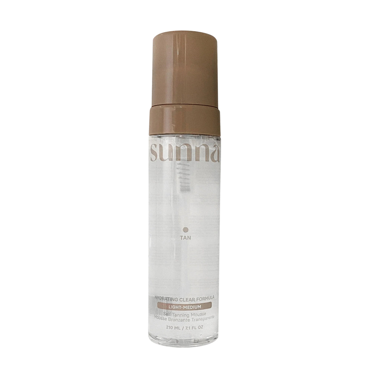 Sunna Clear Express Mousse Light Medium 210ml - Nature's Source Inc