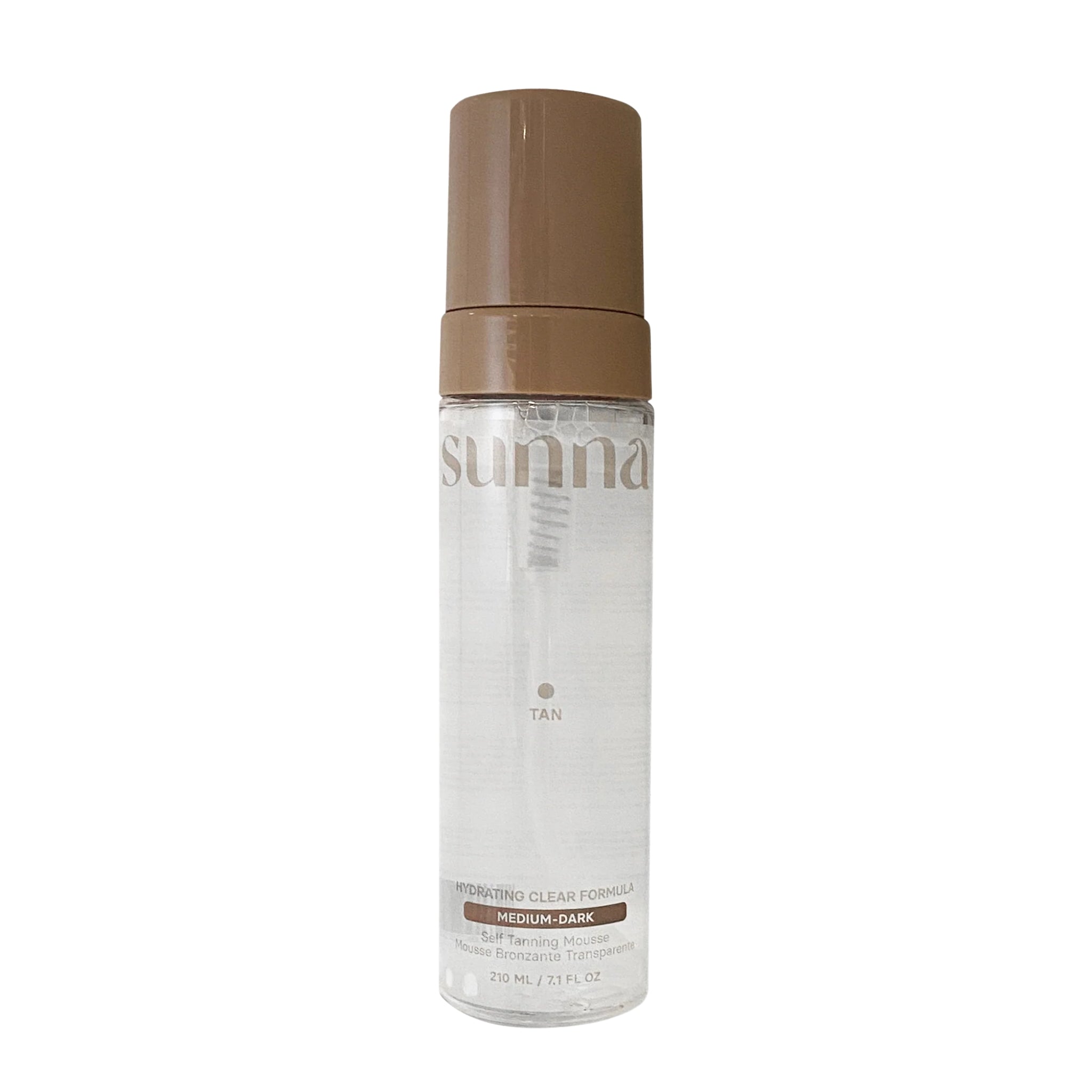Sunna Clear Express Mousse Dark Medium 210ml - Nature's Source Inc