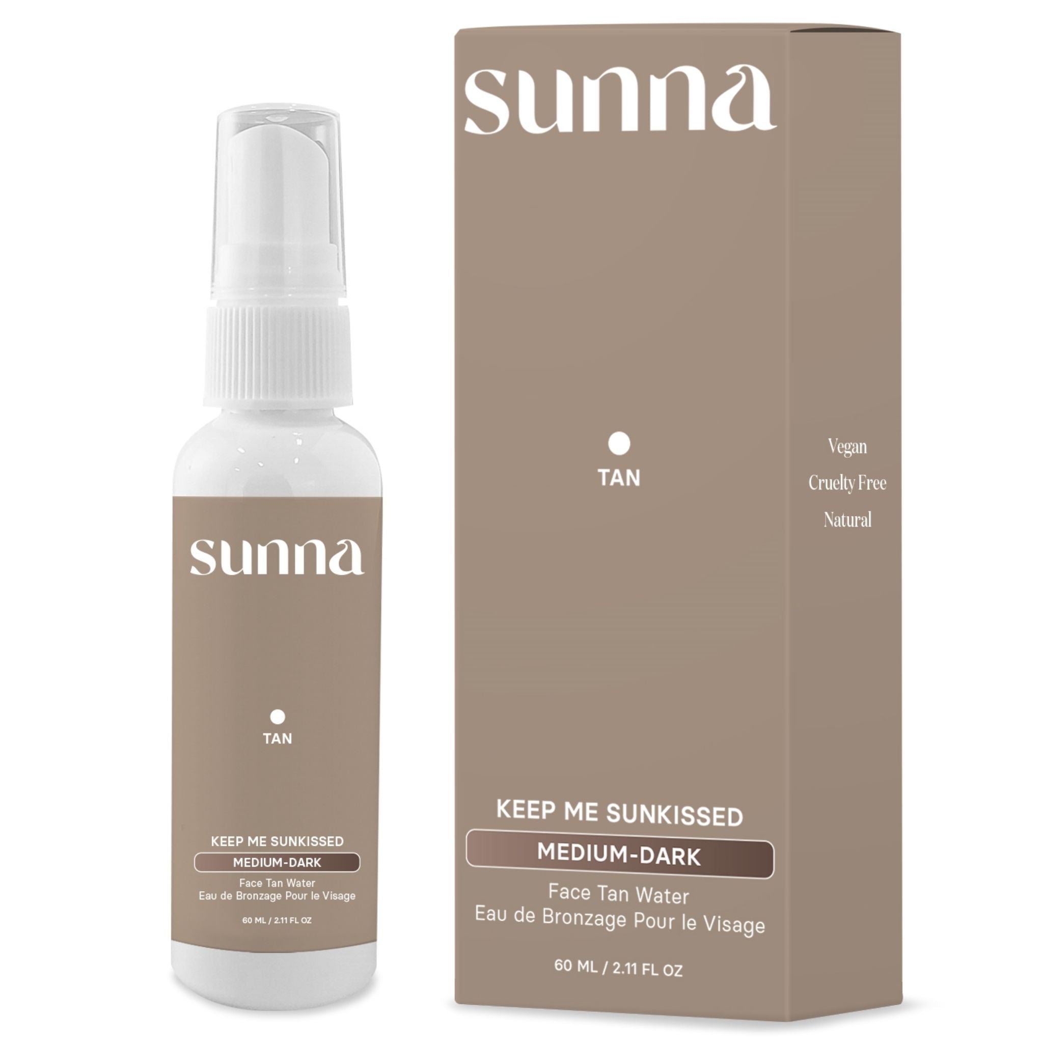 Sunna Face Water - Medium Dark 236ml - Nature's Source Inc