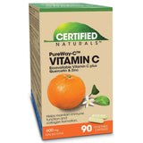 Certified Naturals PureWay - C, Bioavailable Vitamin C Plus Quercetin & Zinc 600mg 90 Vegan Capsules - Maintain Immune Function, Helps In Collagen Formation To Maintain Healthy Bones, Cartilage, Teeth & Gums, Provides Antioxidant Support - Nature's Source Inc