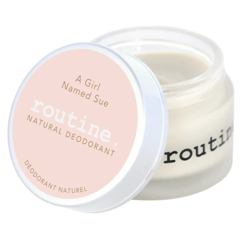 Routine A Girl Named Sue Deodorant Jar 58g - Classic Formula With Reduced Baking Soda, Gentle Enough For Most While Eliminating Odour And Maintaining Skin's Healthy Balance