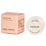 Routine Sexy Sadie Deo Mini Vegan 5g - Eliminate Odor While Maintaining Skin's Healthy Balance, Can Be Applied Between Thighs, Nape Of The Neck, Spicy, Floral And Sweet - Nature's Source Inc