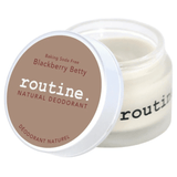 Routine Blackberry Betty (BSF) Deodorant Jar 58g - Eliminate Odour While Maintaining Skin's Healthy Balance, Baking Soda Formula For Smooth Operators With Extra Sensitive Skin, Contains Dietary Magnesium To Relax Armpits - Nature's Source Inc