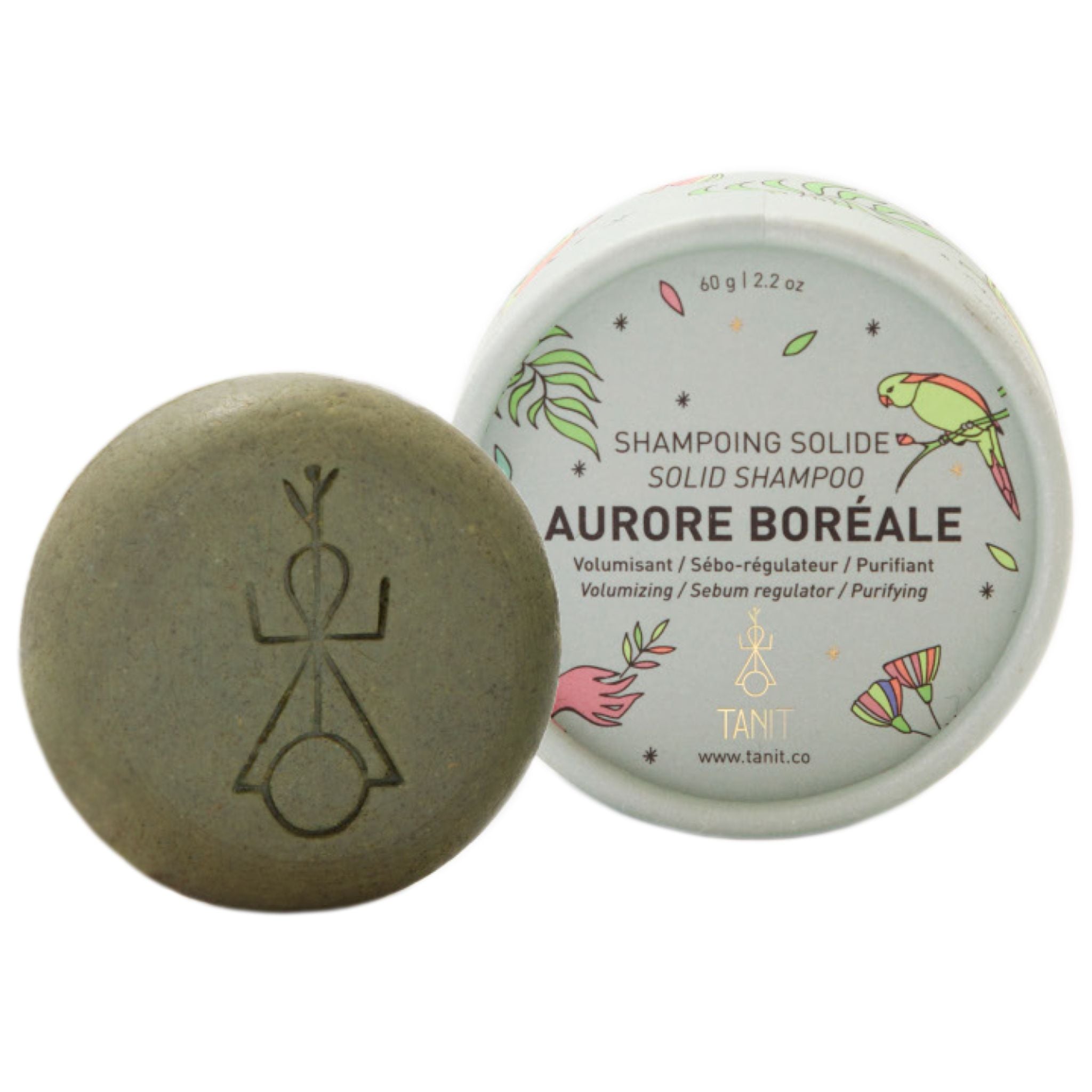 Tanit Aurore Boréale Shampoo Bar 60g - Nature's Source Inc