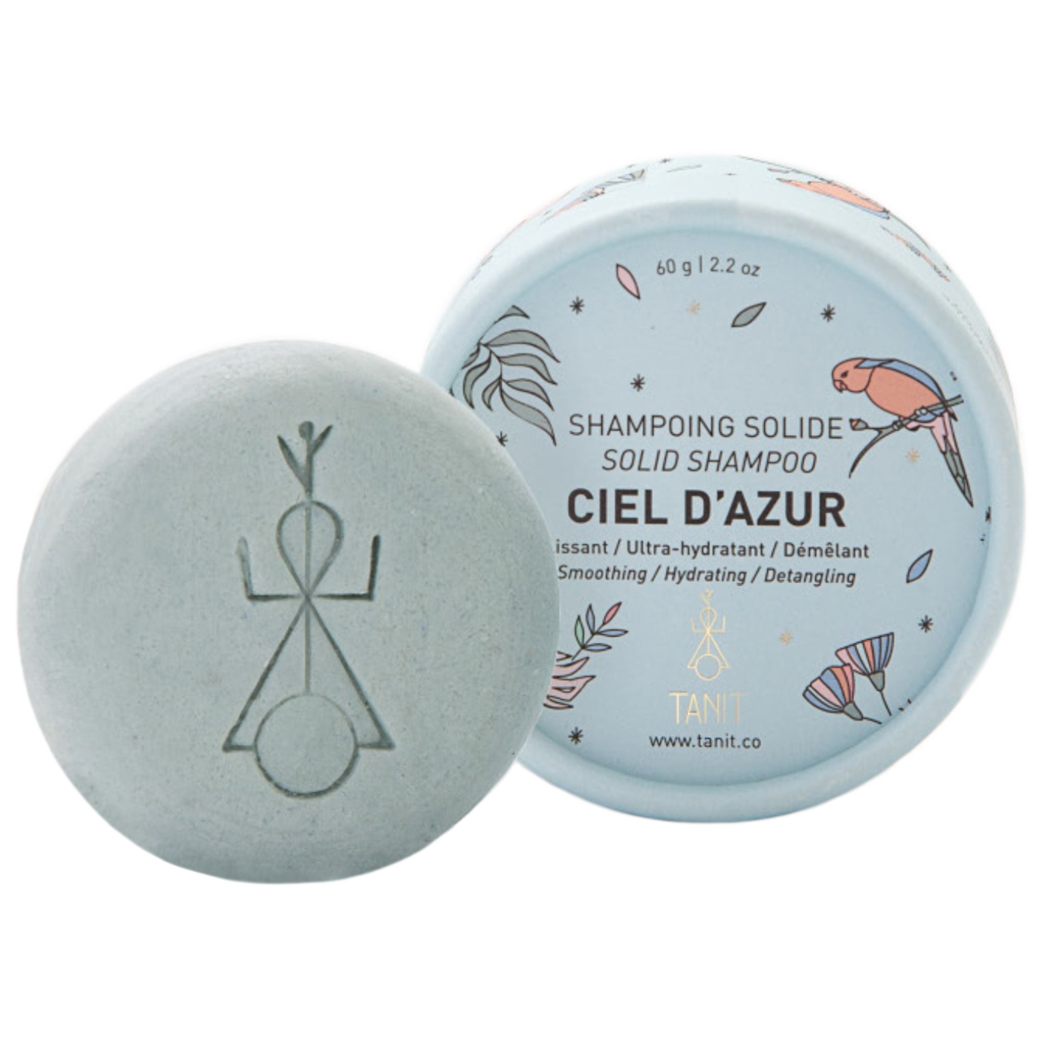 Tanit Ciel d'Azur Shampoo Bar 60g - Nature's Source Inc
