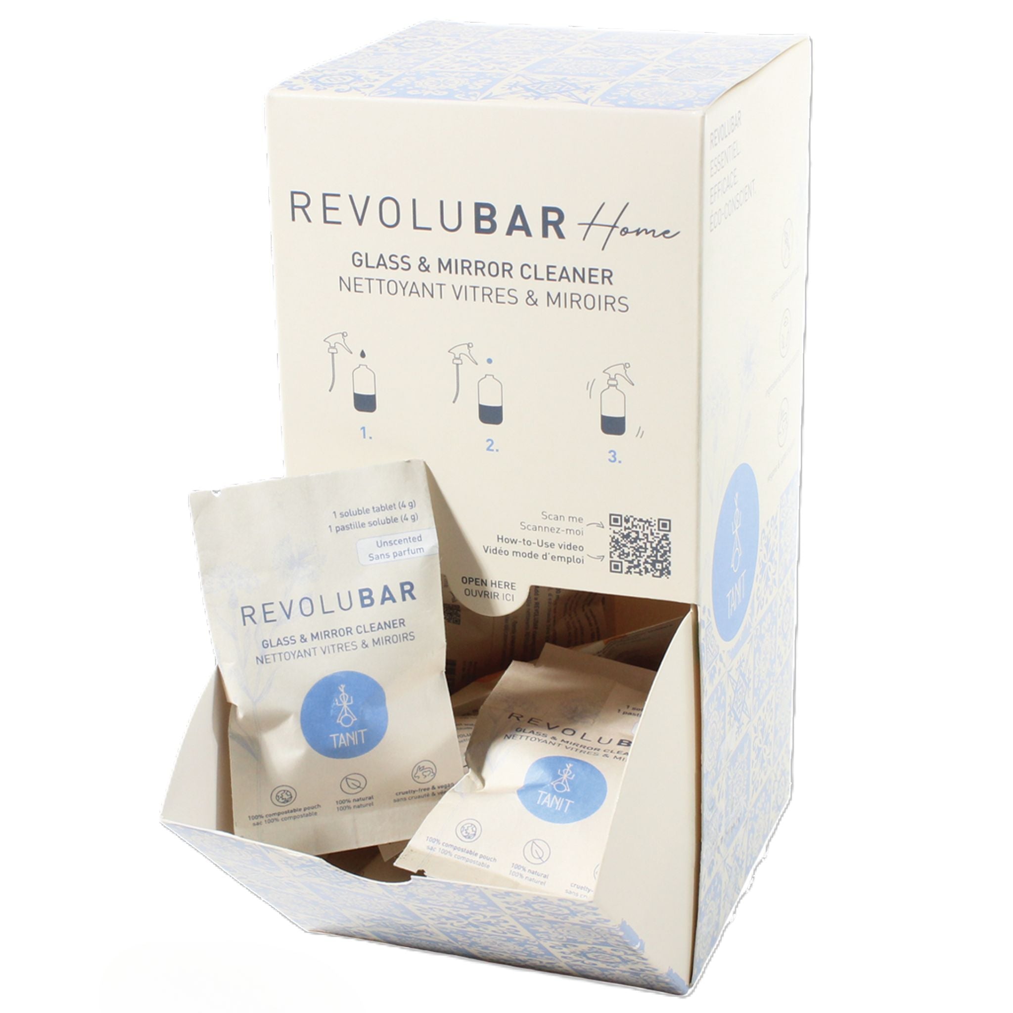 Tanit Glass & Mirrors Cleaner Unscented Tablet - Nature's Source Inc