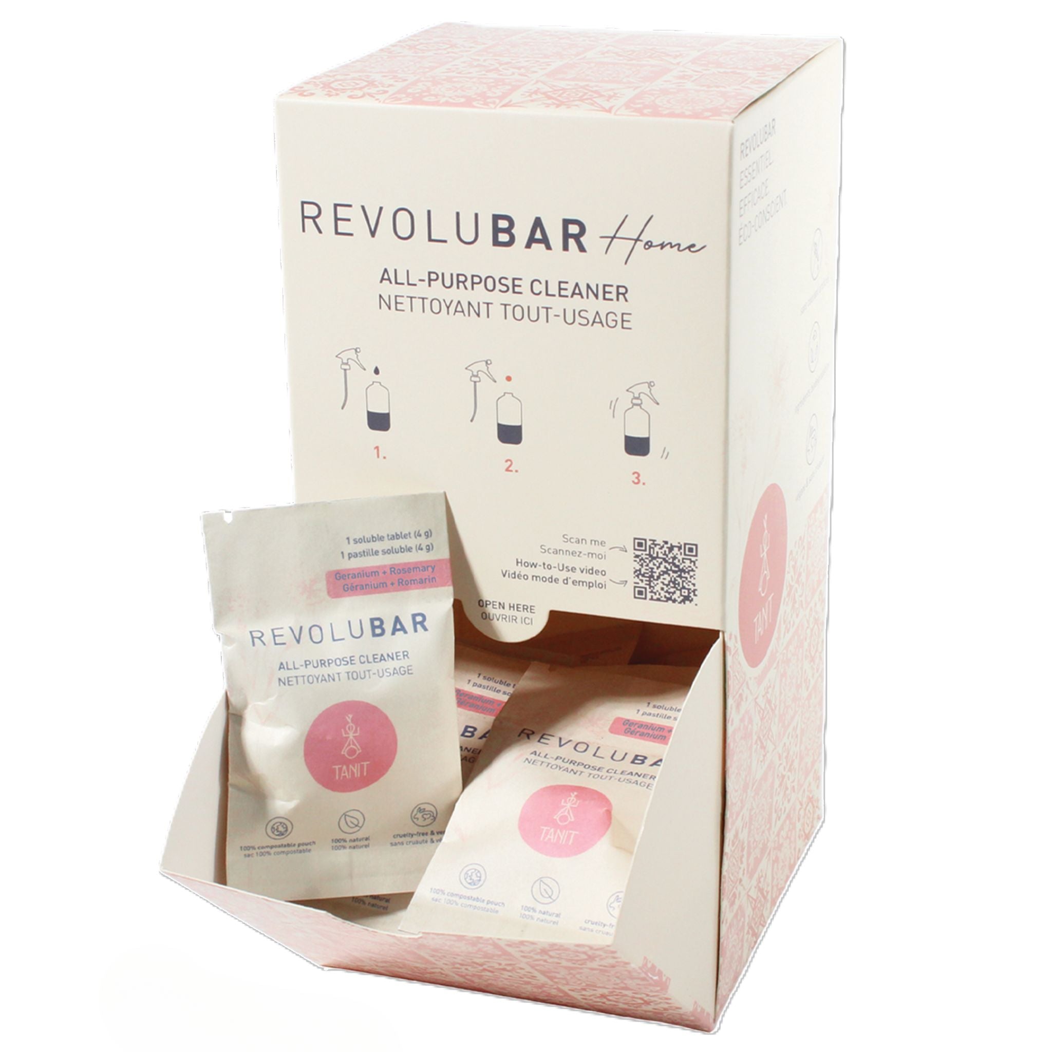 Tanit All - Purp Cleaner Geranium & Rosemary Tablet - Nature's Source Inc