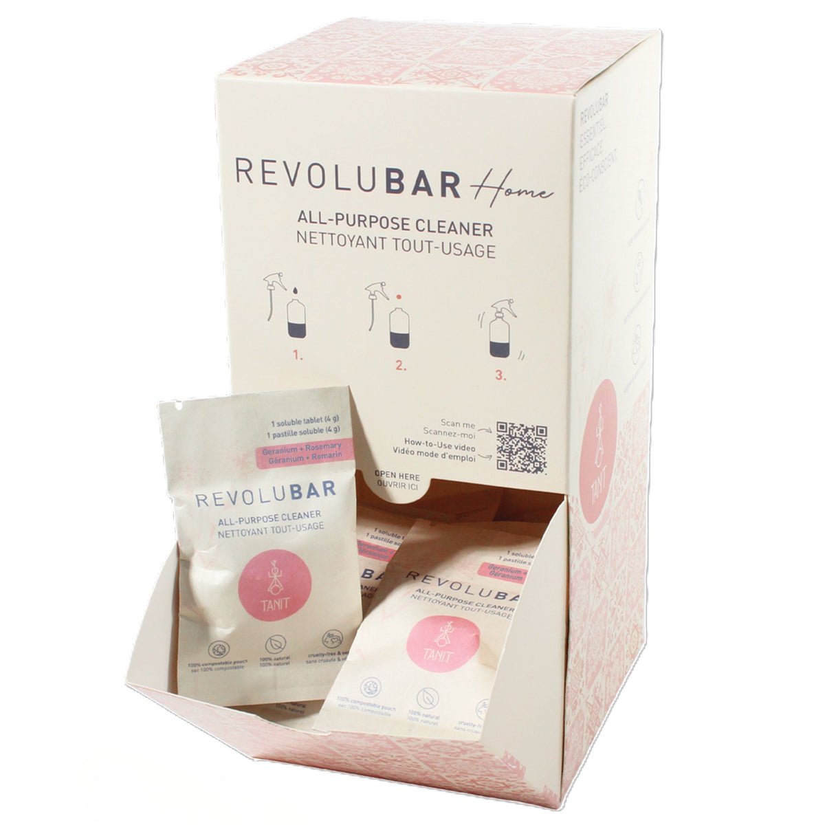 Tanit All - Purp Cleaner Geranium & Rosemary Tablet - Nature's Source Inc