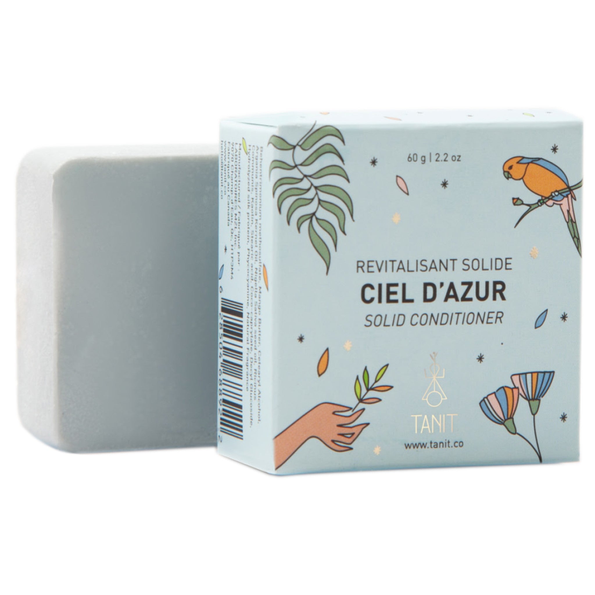 Tanit Ciel d'Azur Conditioner Bar 60g - Nature's Source Inc