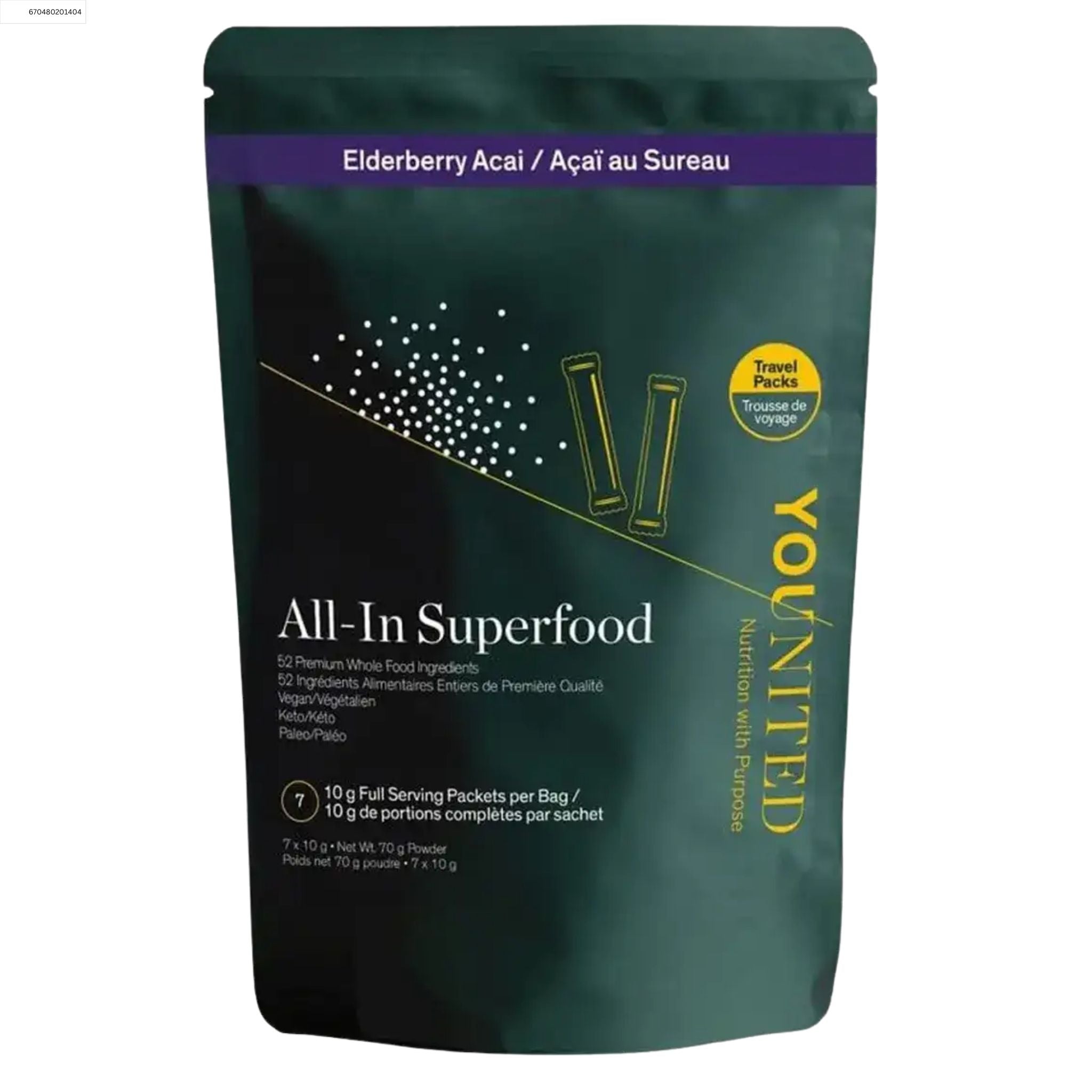 Younited 7 day Trial Size Superfoods Eldbry 70g - Nature's Source Inc
