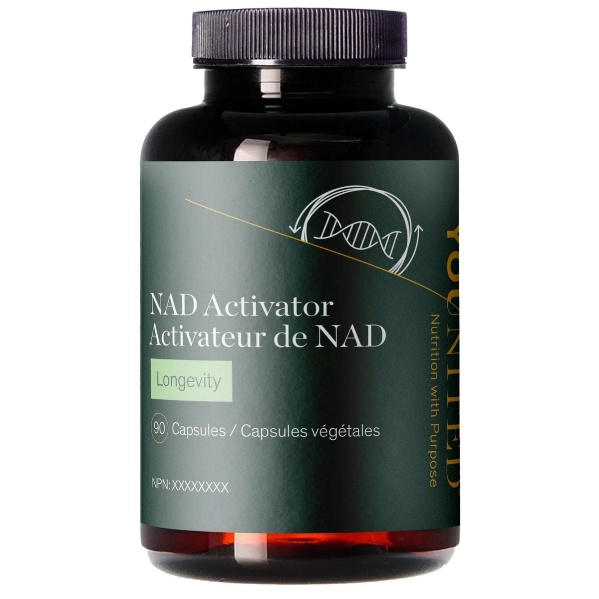 Younited NAD Activator, Cellular Energy, 90 Capsules - Nature's Source Inc