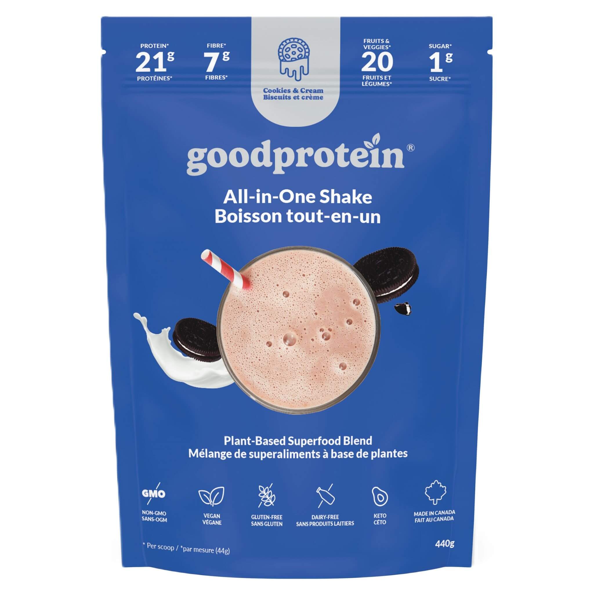 Good Protein Cookies & Cream 440g