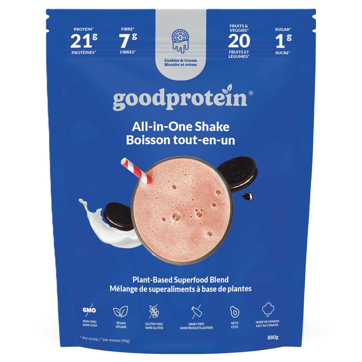 Good Protein Cookies & Cream 880g