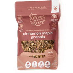 Farm Girl Ketomix Granola Cinnamon Maple 300g - Blend of Nuts With a Crunchy Taste, Diabetic Friendly, Perfect Snack Option That Contains Natural Ingredients