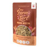 Farm Girl Cinnamon Crisps Keto Vegan Cereal 280g - Supports Both Gut and Brain Functioning, Suitable for Kids, Made With Plant - based Protein - Nature's Source Inc