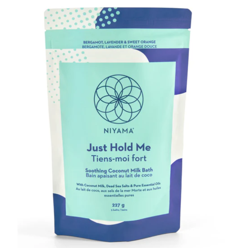 Niyama JHM Coconut Milk Bath Soak 227g - Possesses Antimicrobial Properties, Helps Nourish Skin Health, Dead Sea And Epsom Salts To Relax And Soothe Muscles And Relieve Tension, Soothe Stress And Promote Relaxation