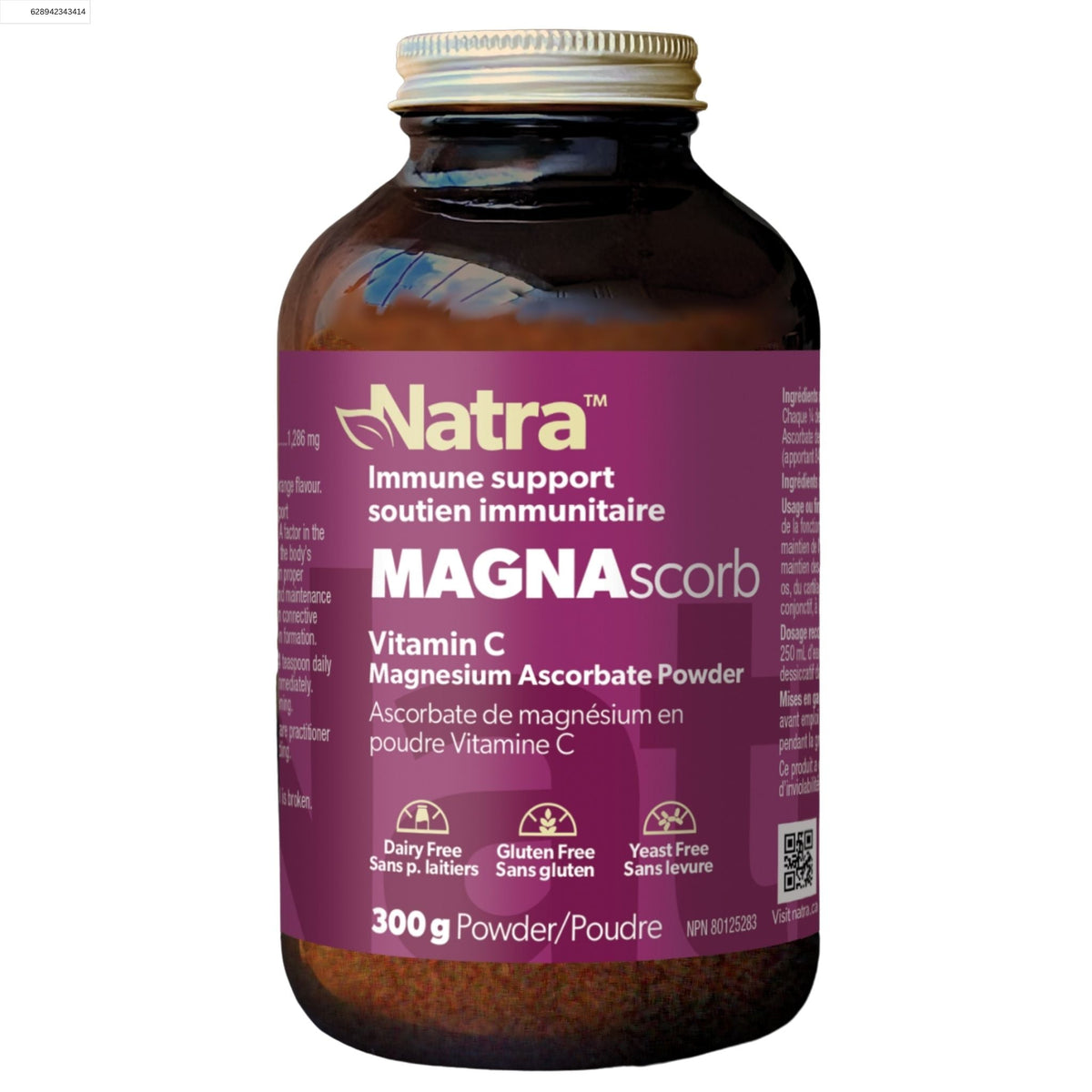 Natra MAGNAscorb Orange 300g - Nature's Source Inc