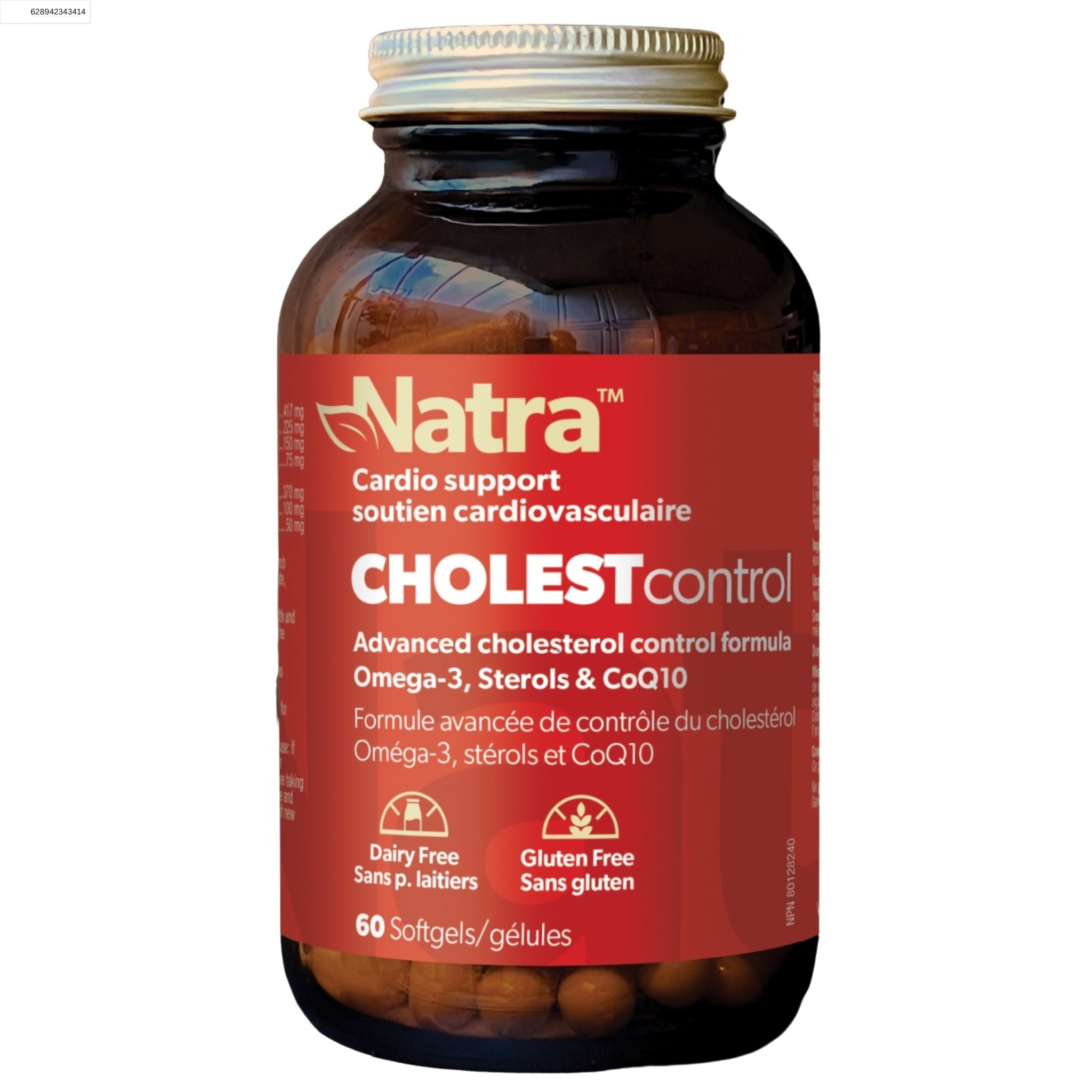 Natra CHOLESTcontrol 60 Softgels - Nature's Source Inc