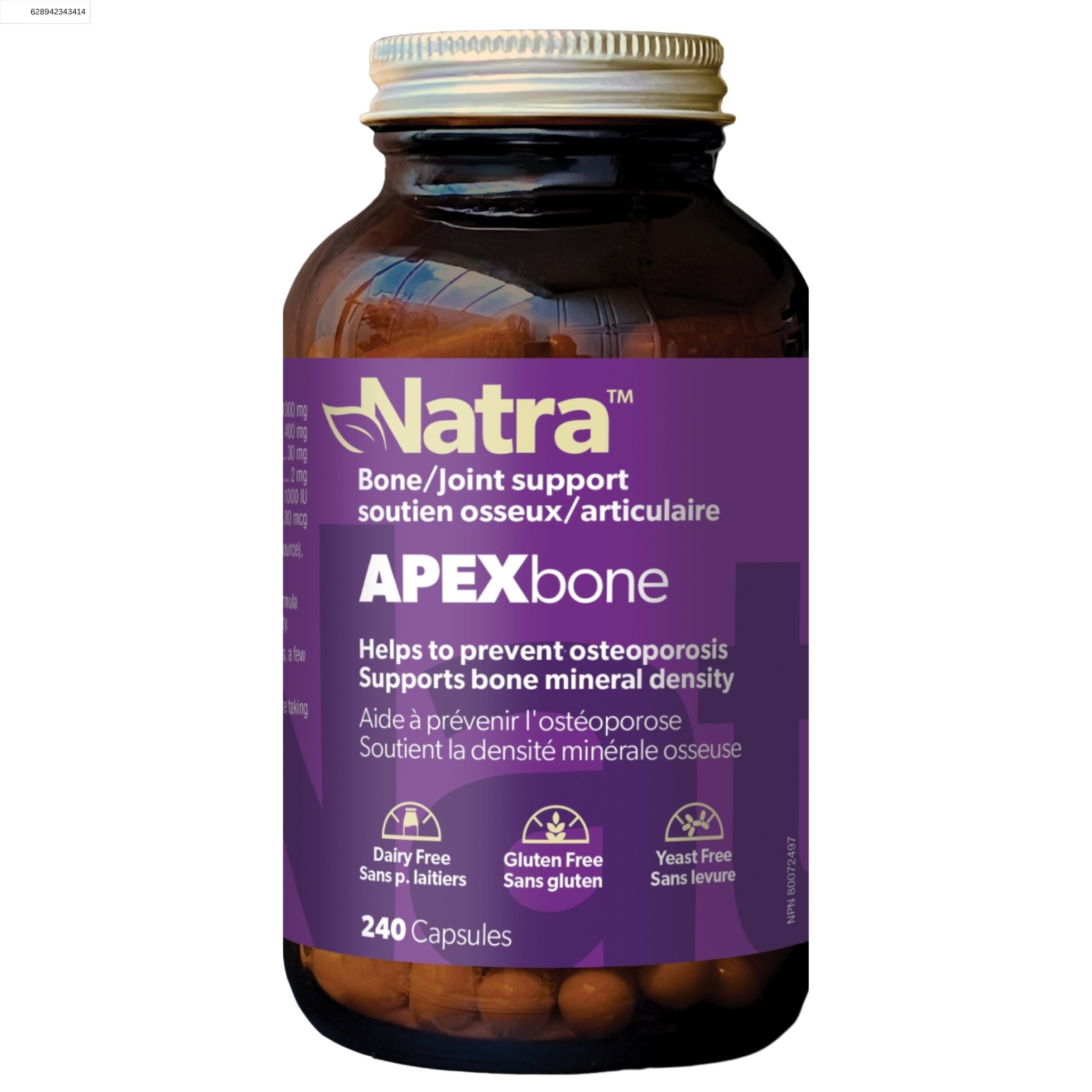 Natra APEXbone 240 Capsules - Nature's Source Inc