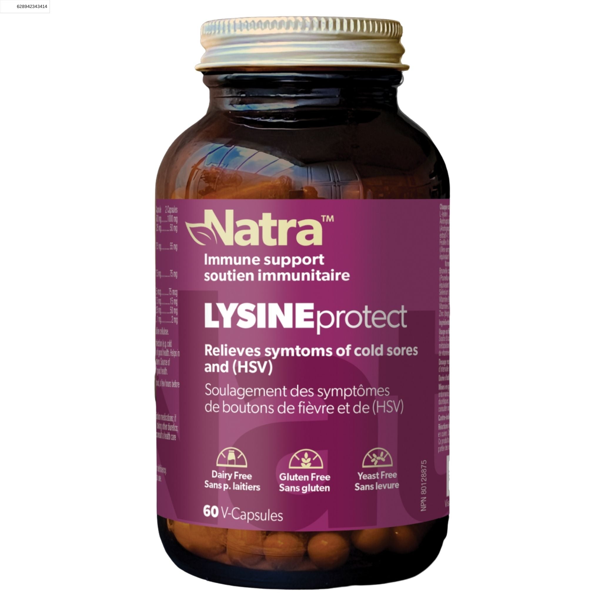 Natra LYSINEprotect 60 Capsules - Nature's Source Inc