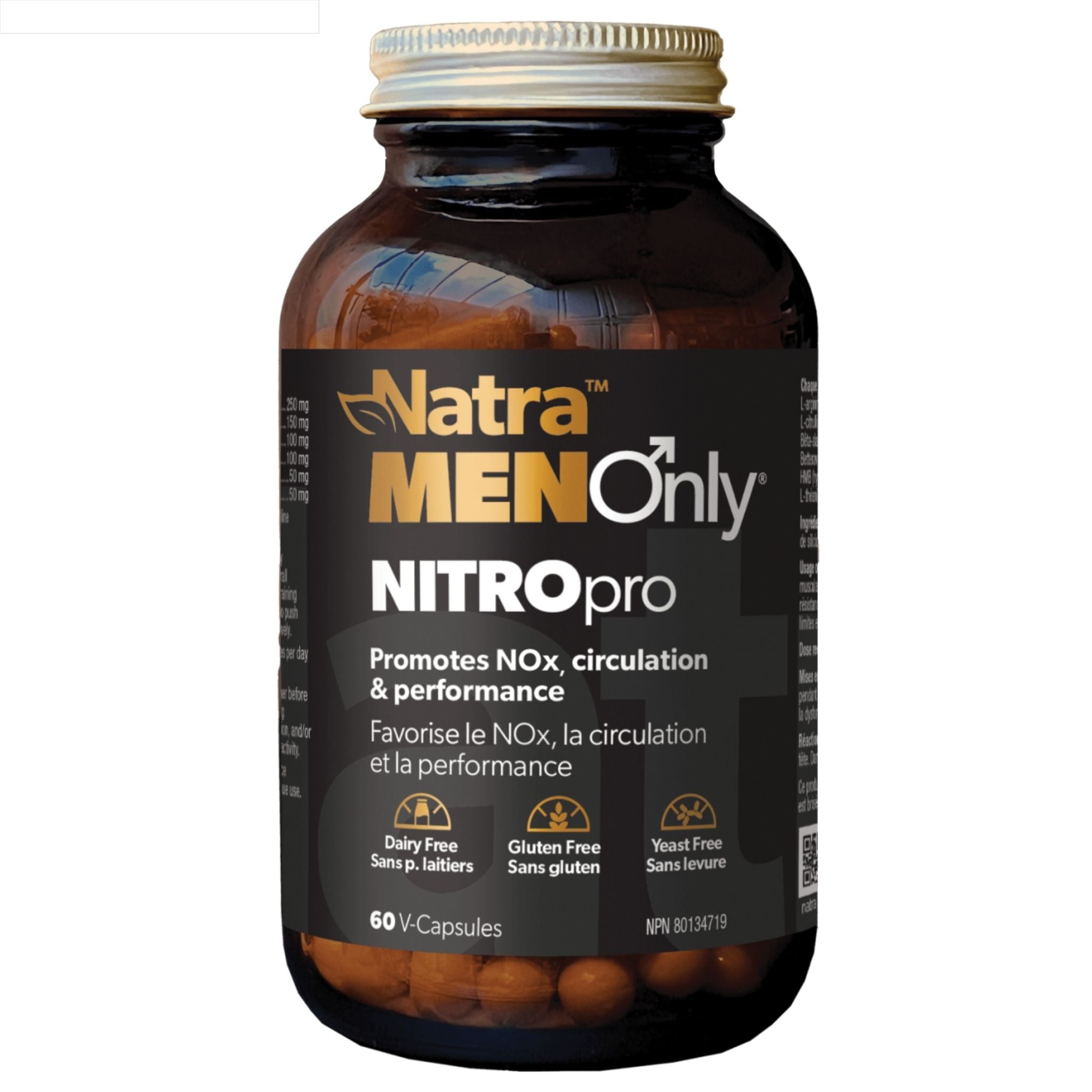 Natra Men NITROpro 60 Capsules - Nature's Source Inc