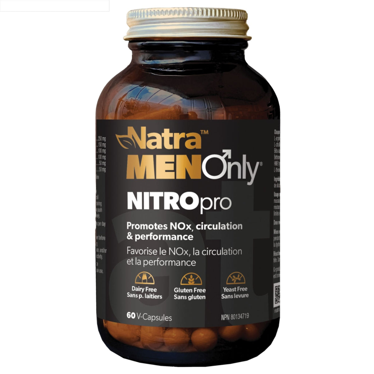 Natra Men NITROpro 60 Capsules - Nature's Source Inc