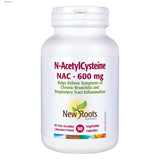 New Roots N - AcetylCysteine NAC 600mg 90 Vegetable Capsules - Nature's Source Inc